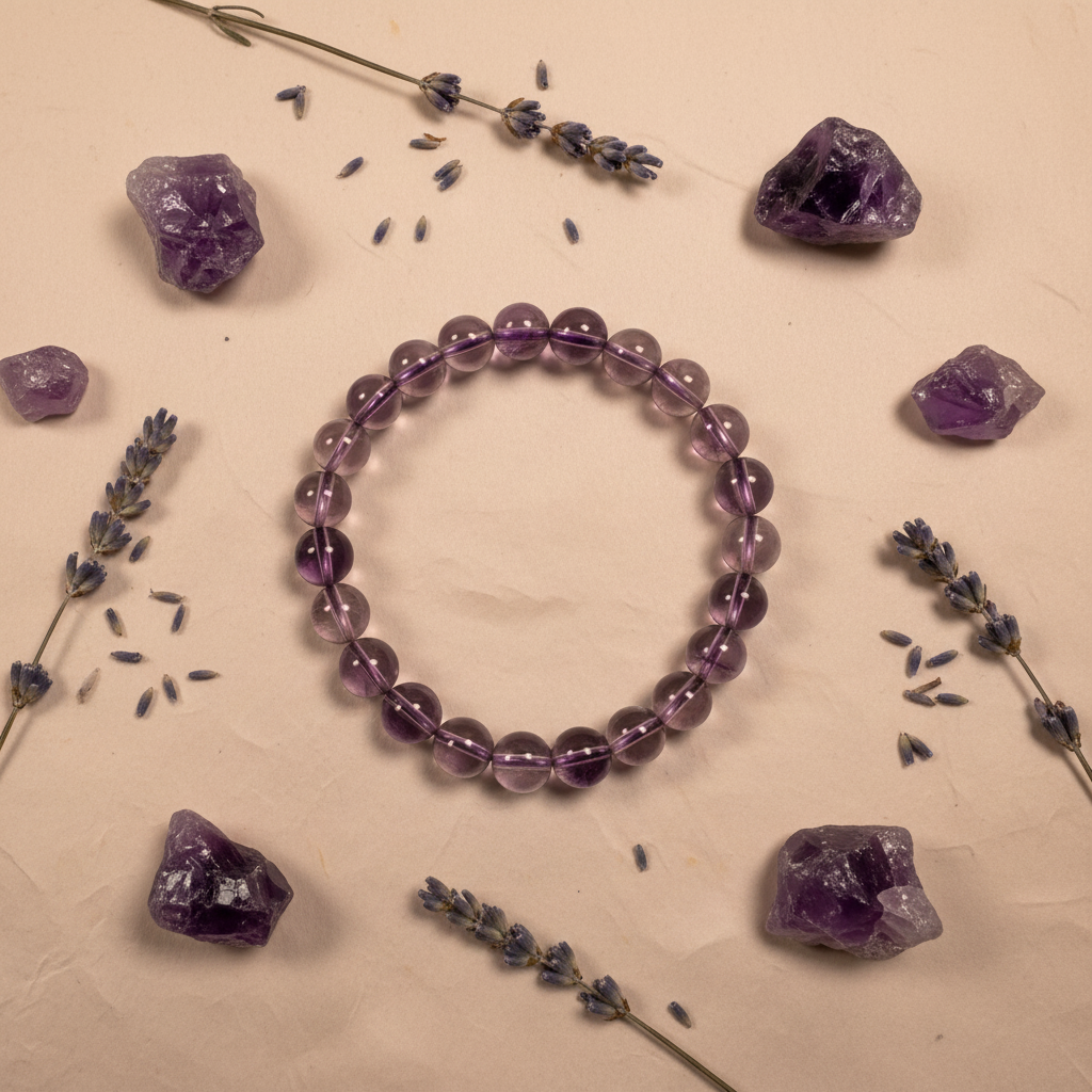 Amethyst Crystal Bracelet