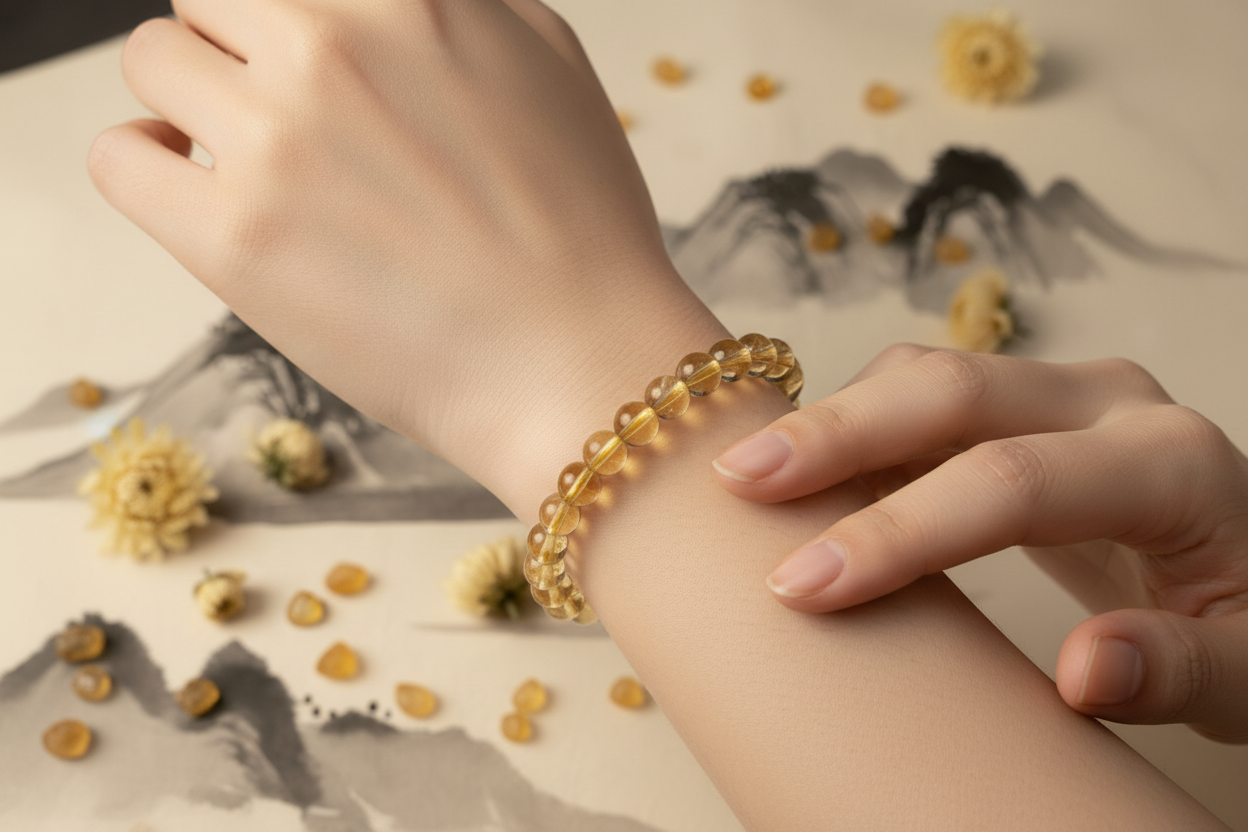 Citrine Crystal Bracelet
