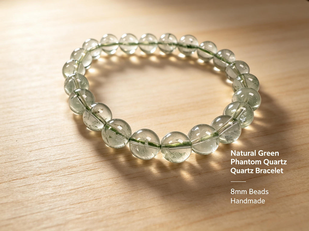 Natural Green Crystal Bracelet