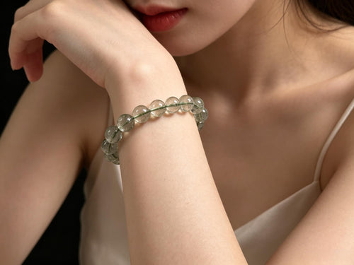 Natural Green Crystal Bracelet